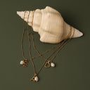 Una Initial Letter and Baroque Pearl Necklace, view 7