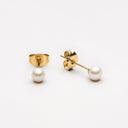 Nerissa Freshwater Pearl Stud Earrings, view 2