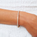 Gianna Zircon Stretch Tennis Bracelet, view 3
