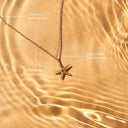 Margaux Starfish Pendant Necklace, view 4