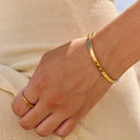 Kassia Starburst Zircon Cuff Bracelet, view 2