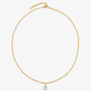 Alanna White Teardrop Stone Pendant Necklace, view 9