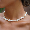 Anouk Irregular Freshwater Pearl Choker Necklace, view 10