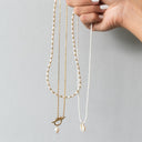 Aveline Freshwater Pearl Toggle Necklace, view 11