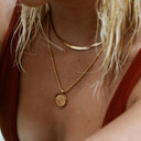 Christa Sun Pendant Rope Chain Necklace, view 10