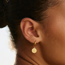Solange Mini Sun Hoop Earrings