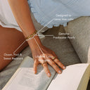 Carlotta Freshwater Pearl Chain Bracelet, view 5