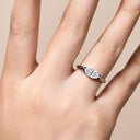 Ava Gold East West Marquise Ring, view 6