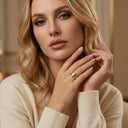 Margot Gold Marquise Ring Set, view 7