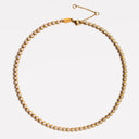Yara Zircon Tennis Choker Necklace, view 4