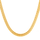 Wren Thick Woven Chain Choker Necklace, view 13