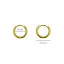 Rilla Tiny Huggie Hoop Earrings, view 12