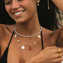 Savannah Tiny Freshwater Pearl Choker Necklace, view 4