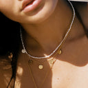 Savannah Tiny Freshwater Pearl Choker Necklace, view 6