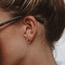 Rilla Tiny Huggie Hoop Earrings, view 9