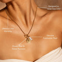 Lucille Freshwater Pearl Drop Necklace, view 7