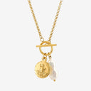 Lucille Freshwater Pearl Drop Necklace, view 4