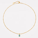 Rebecca Turquoise Stone Pendant Necklace, view 8