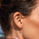 Tabitha Small Twisted Hoop Earrings