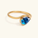 Elva Gold Birthstone Ring, view 15