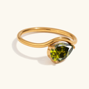 Elva Gold Birthstone Ring, view 11