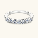 Lucia Gold Three Stone Ring Set, view 14