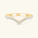 Isla Gold Pavé Stacking Ring, view 6