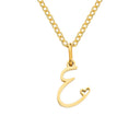 Halle Gold Initial Necklace, view 8