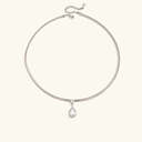 Sofia Gold Omega Choker Necklace, view 25
