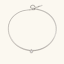 Sofia Gold Omega Choker Necklace, view 27