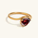 Elva Gold Birthstone Ring, view 5