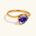 Elva Gold Birthstone Ring, view 9