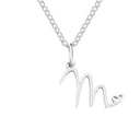 Halle Gold Initial Necklace, view 42