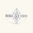 Margot Gold Marquise Ring Set, view 11