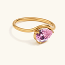 Elva Gold Birthstone Ring, view 13