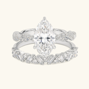 Margot Gold Marquise Ring Set, view 10