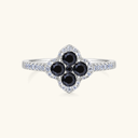 Mila Gold Clover Halo Ring, view 10