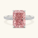Isla Gold Radiant Solitaire Ring, view 12