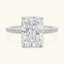 Isla Gold Radiant Solitaire Ring, view 10