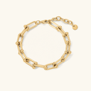 Noa Gold Link Chain Bracelet in 18k gold plated stainless steel