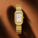 Freya Gold Mother-of-Pearl Dial Watch for Women, view 17