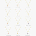 Chiara Birthstone Pendant Necklace, view 2