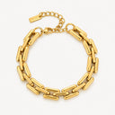 Gabrielle Chunky Link Chain Bracelet, view 2