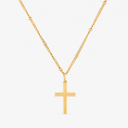 Arwen Dainty Cross Pendant Necklace, view 9