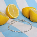 Adriana Pebble Link Beaded Chain Bracelet, view 8