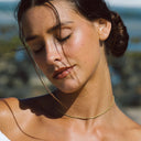 Aster Dainty Rope Chain Necklace, view 10