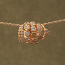 Lyra White Zircon Huggie Hoop Earrings, view 9