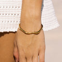 Edwina Wavy Open Cuff Bracelet