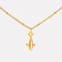 Linnea Gold Whale Pendant Necklace, view 5