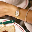 Fiona Vintage Mother-of-Pearl Gold Watch for Women, view 11